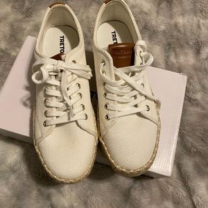 Tretorn Cream Women’s Sneakers